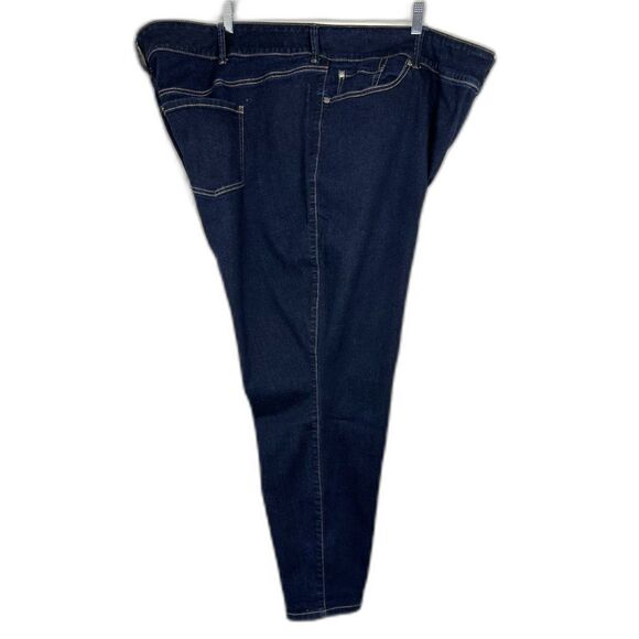 Torrid Wms Jegging Jeans Sz 30R Dk Blue Super Soft Denim Button & Zipper Closure - Picture 4 of 12